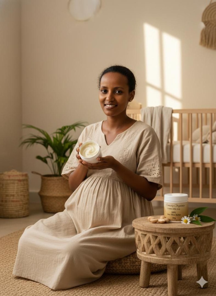 Smiling Baby with Product